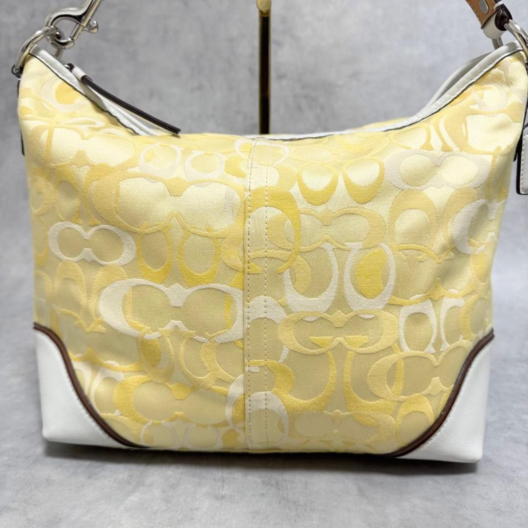 バッグ Rare COACH Yellow Signature One Shoulder