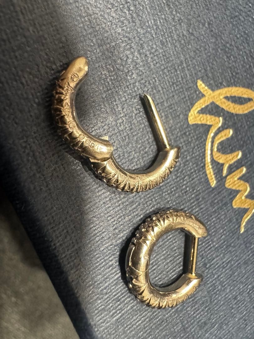 アクセサリー ham K18 WG HUMETE CLASSIC PIERCED