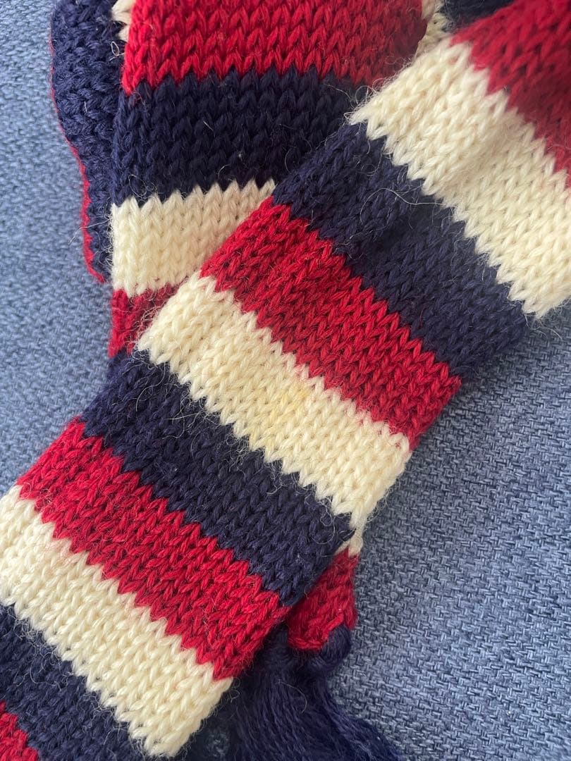 ダッフィー ぬいぐるみ 初期 白タグ トリコロール 冬服