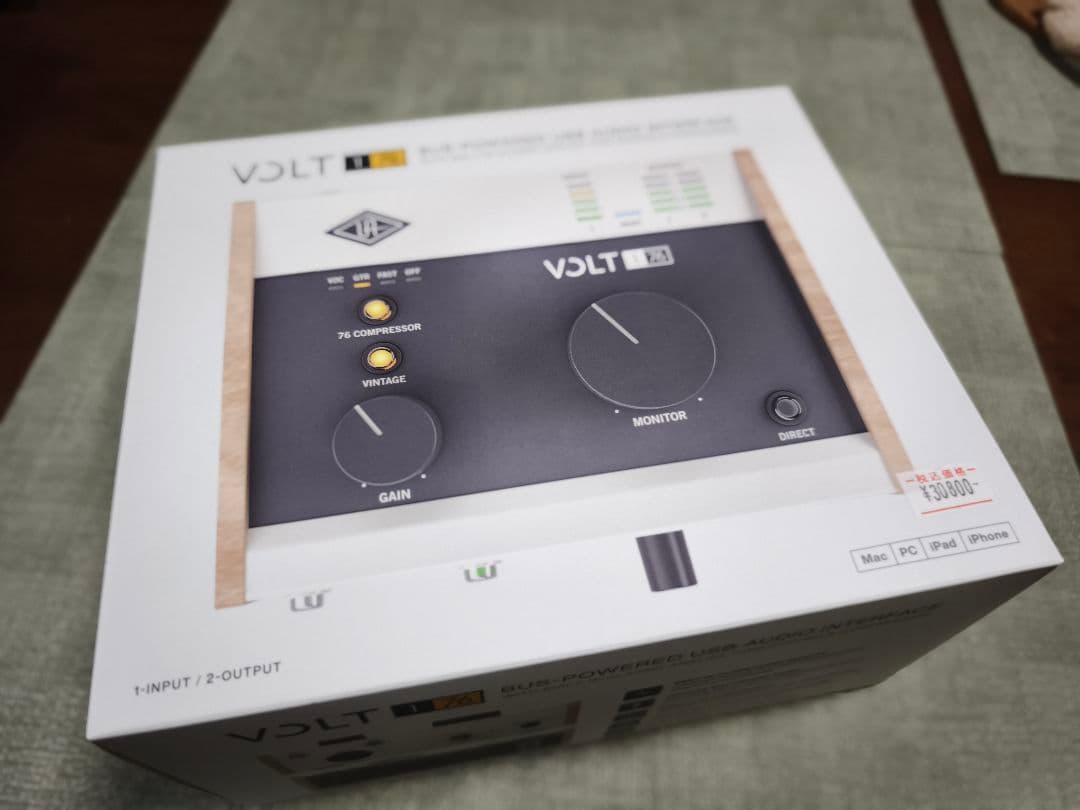 【ほぼ未使用】VOLT 176 USB Recording Studio