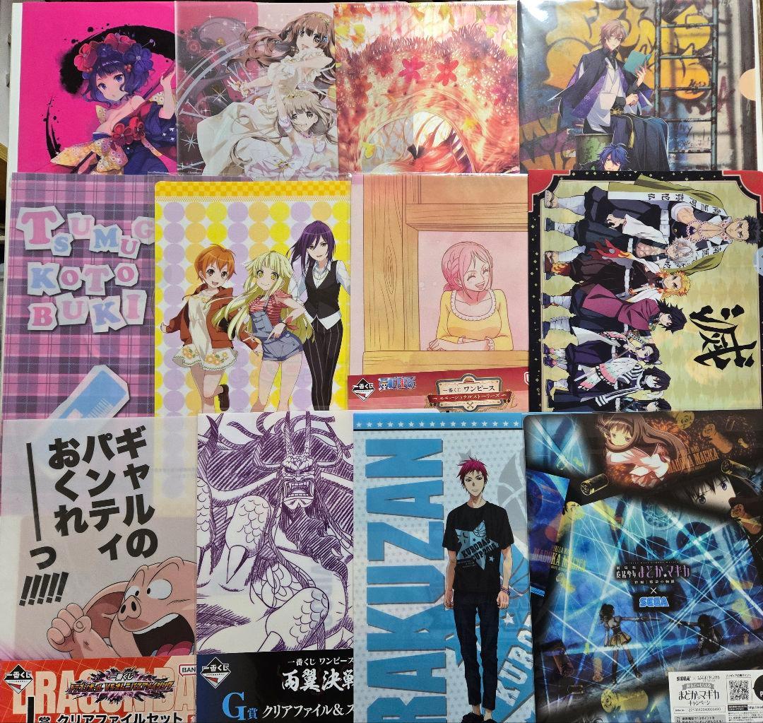 アニメグッズ A4クリアファイル まとめ売り ２００枚以上
