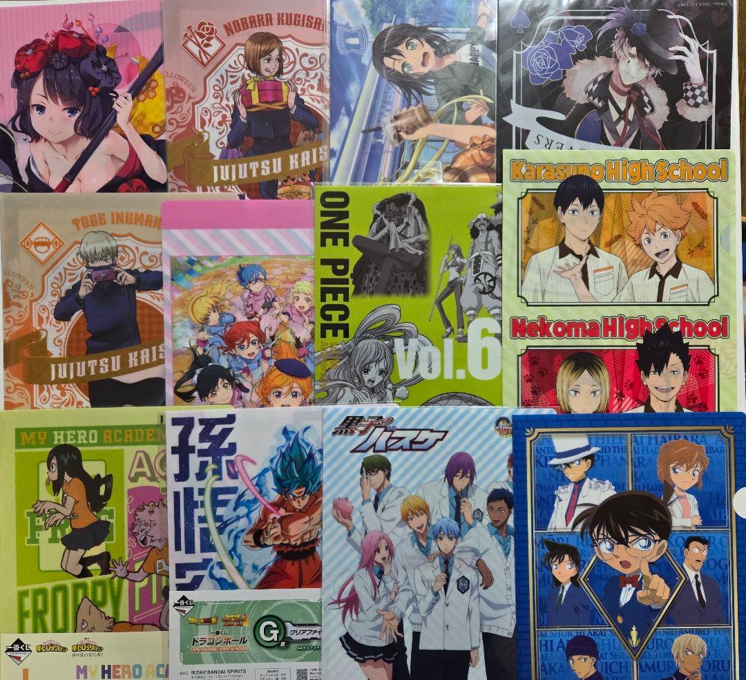 アニメグッズ A4クリアファイル まとめ売り ２００枚以上
