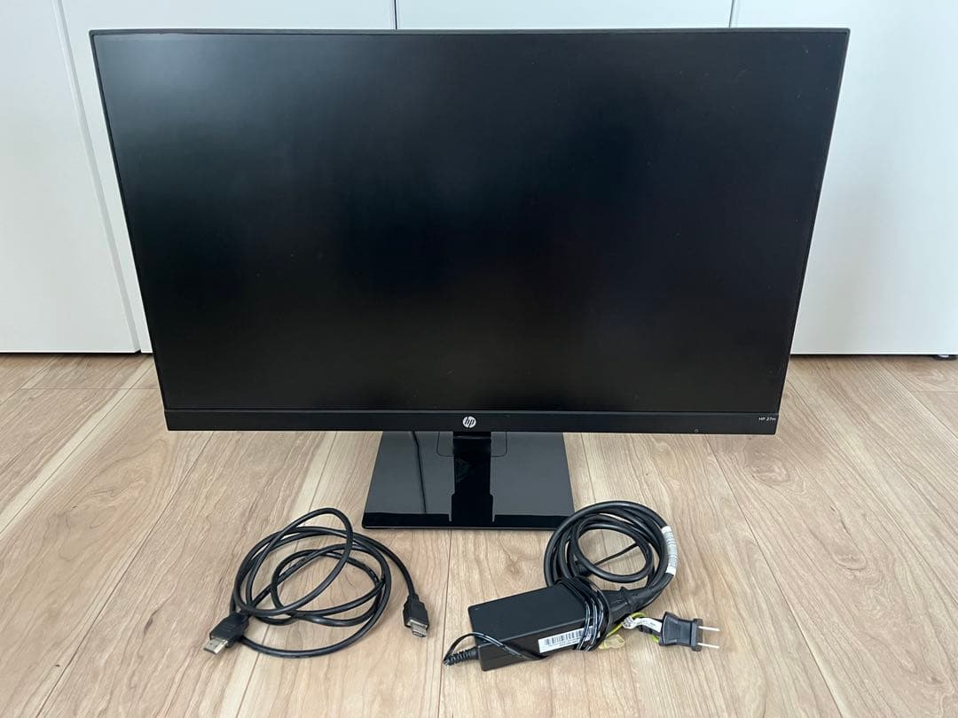 27インチ　HP モニター 本体 ACアダプタ•HDMI 付き