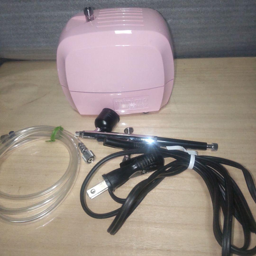 エアテックス　ＡＲＩＴＥＸ　の　リニアコンプレッサー　ミニモ新品エアブラシセット