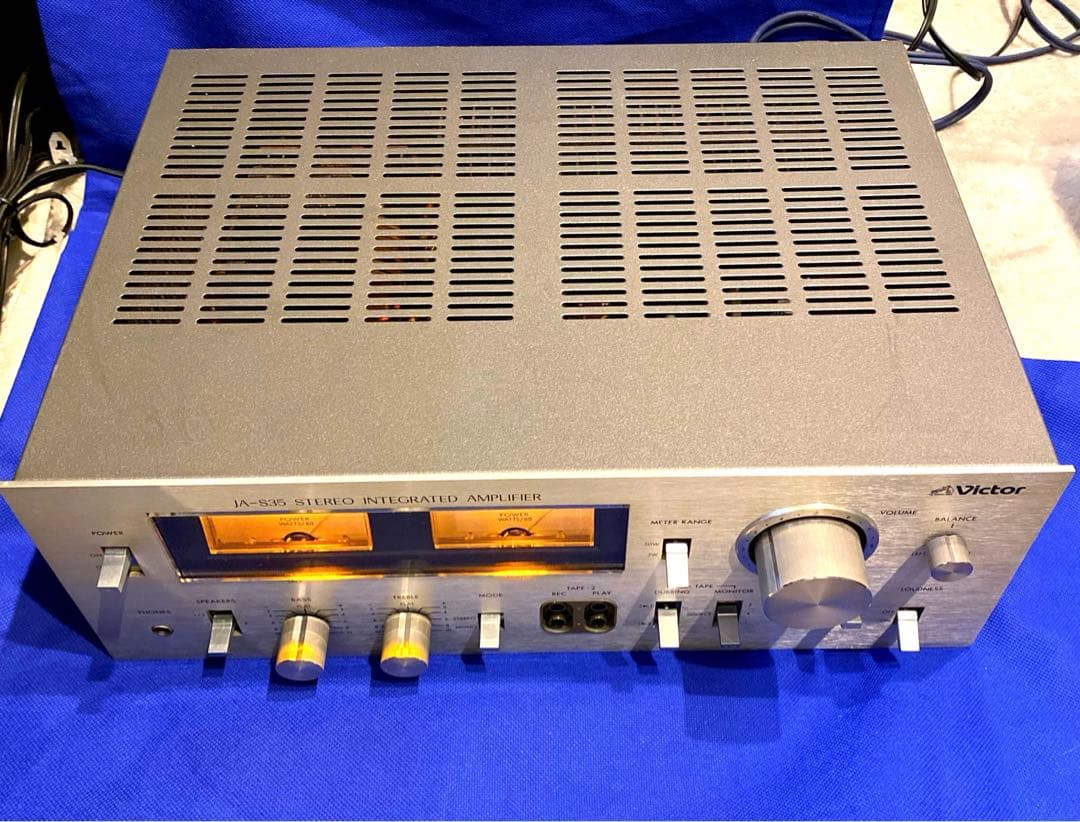 Victor プリメインアンプJA-S35 ビクター パワーメーターLED