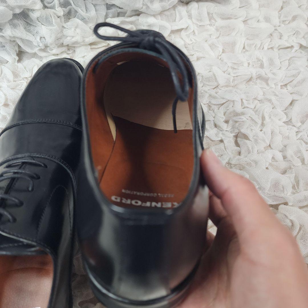 ぬくケンフォード KB48 ストレートチップ レザー ビジネス シューズ