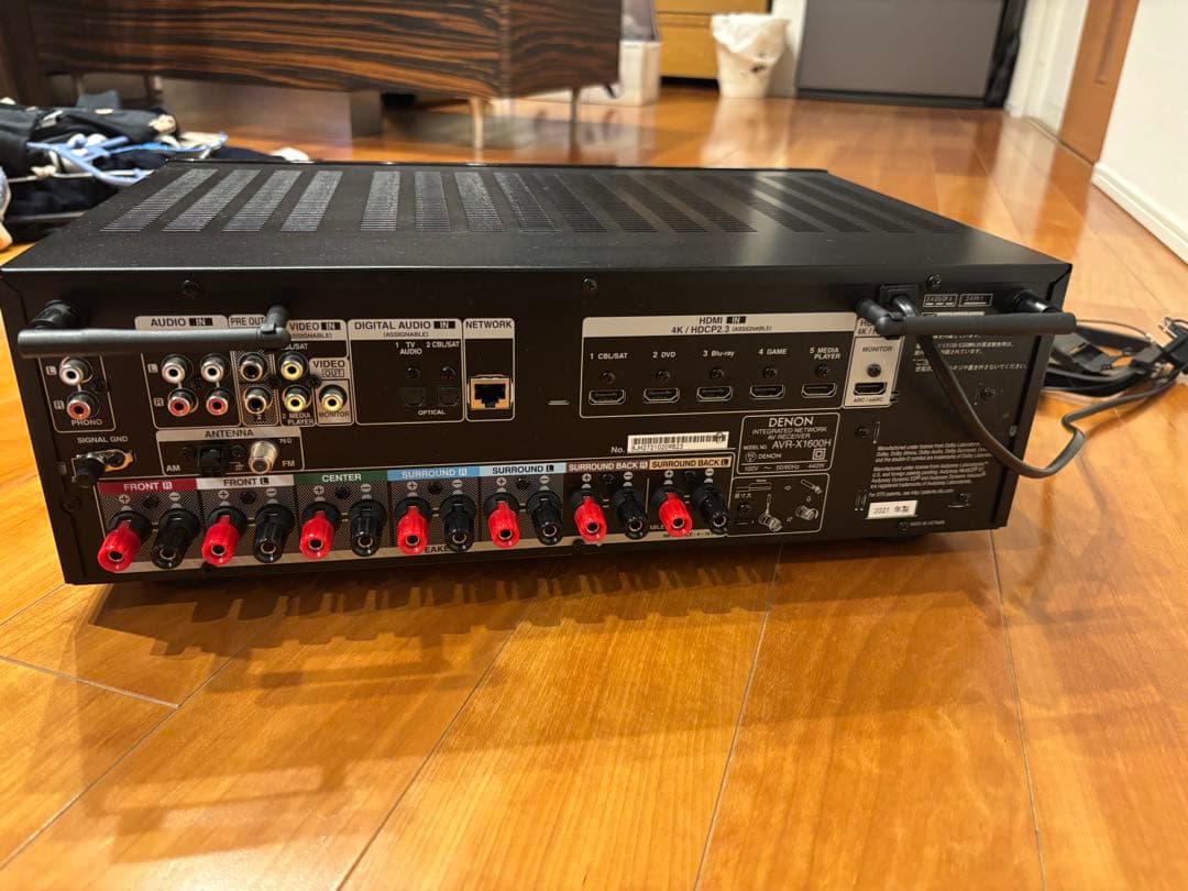 S*0様 DENON AVアンプ avr-x1600h