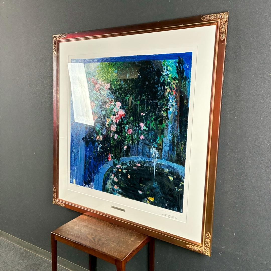 トレンツ・リャド「カサフラゴナール」シルクスクリーン 大作 遺族サイン モネの庭