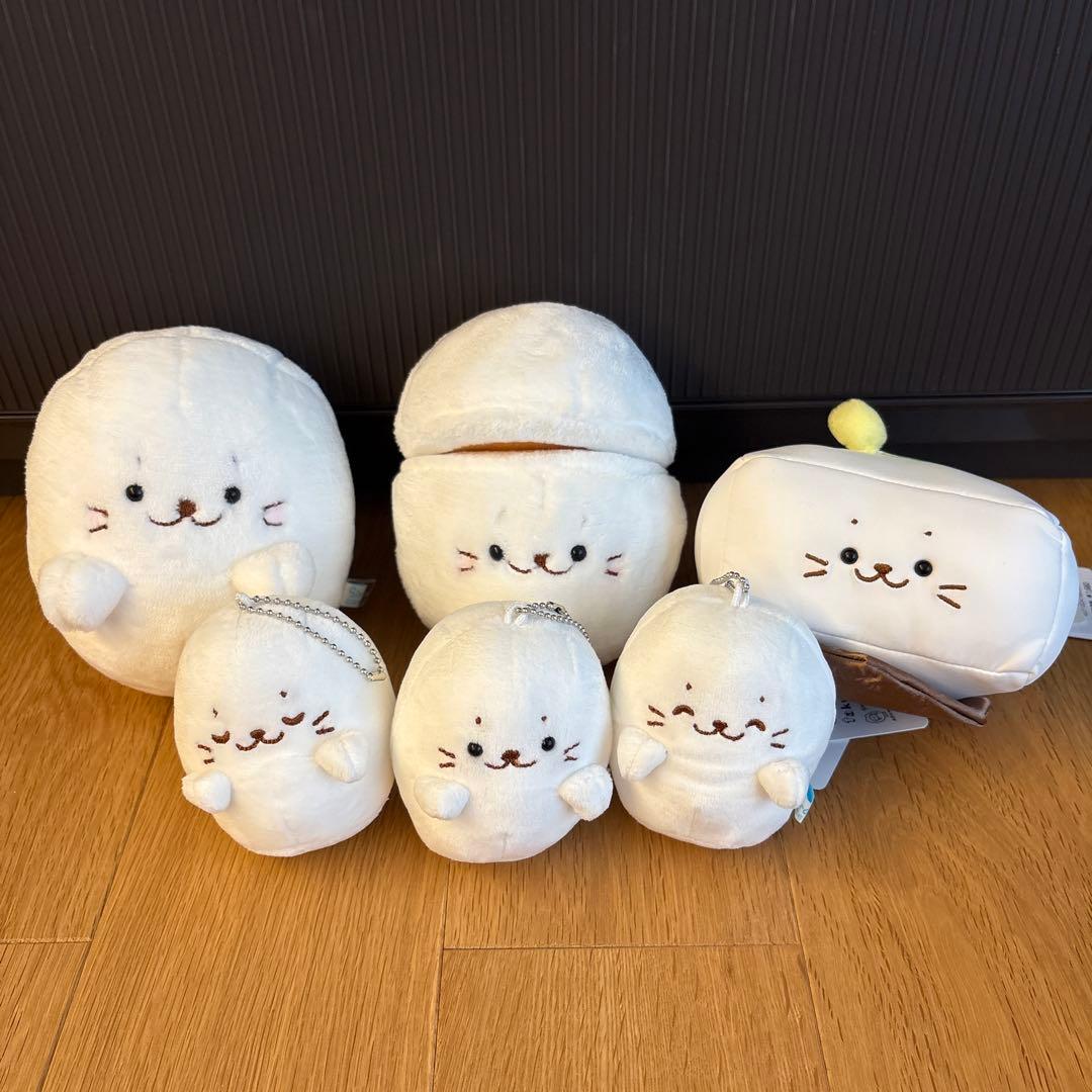 しろたん ぬいぐるみ まとめ売り 不二屋 シナモン サンリオ くじ コンビニ