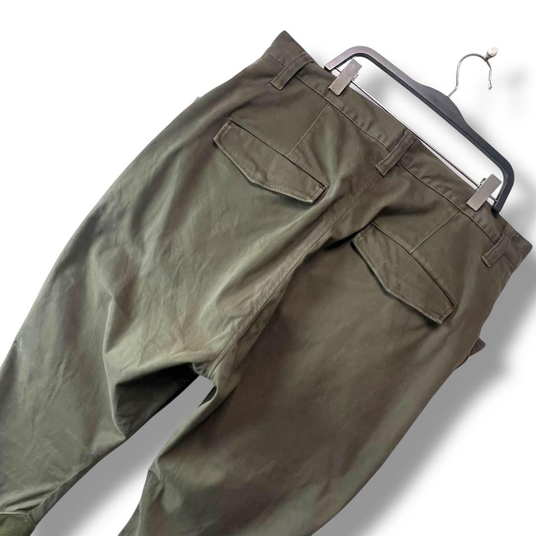 glamb シモンジョッパーズパンツ カーキ リブ切り替え サルエル