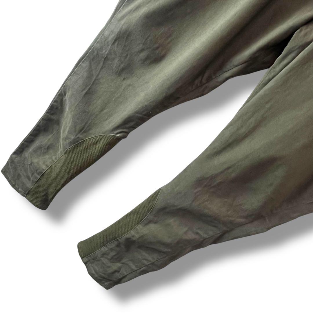 glamb シモンジョッパーズパンツ カーキ リブ切り替え サルエル