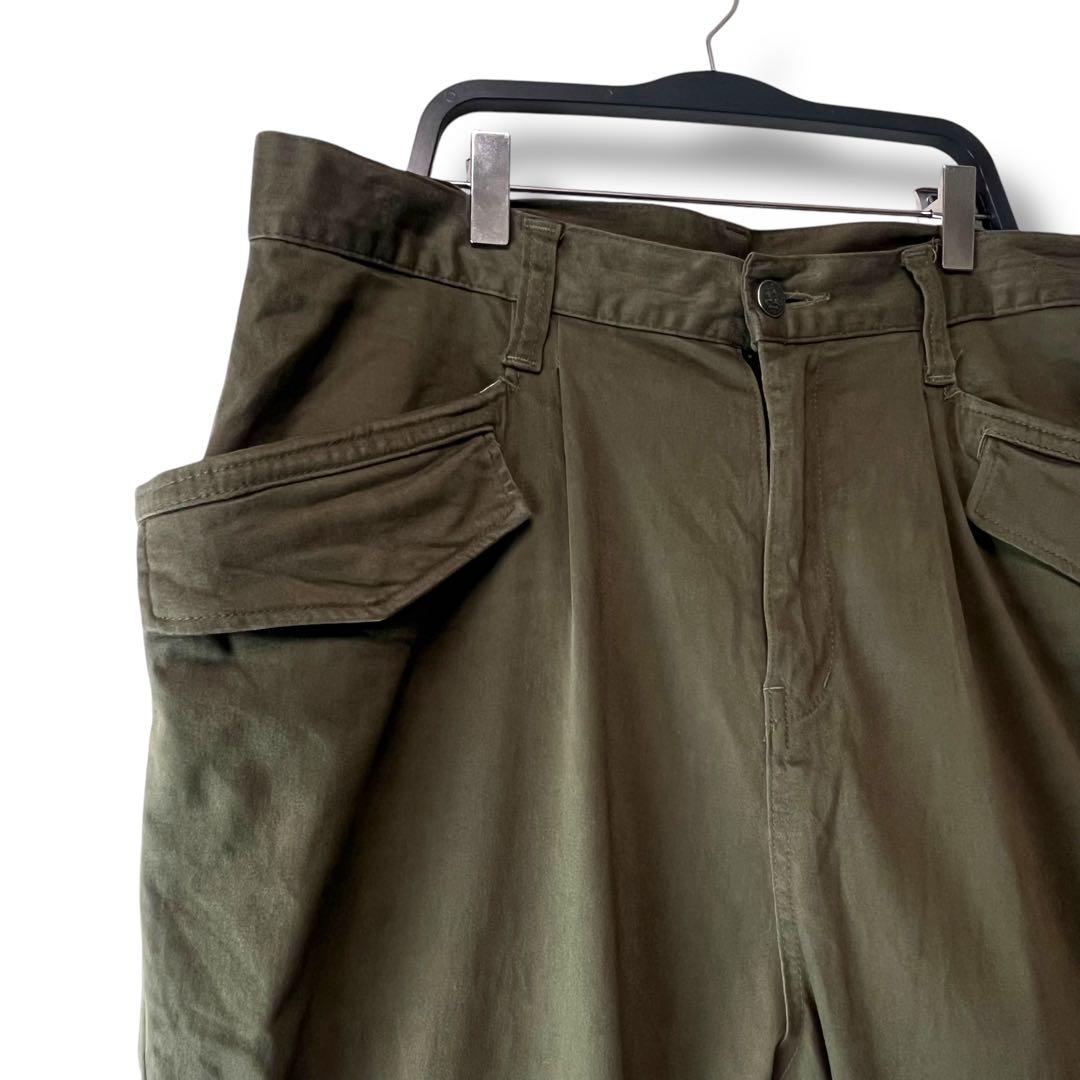 glamb シモンジョッパーズパンツ カーキ リブ切り替え サルエル