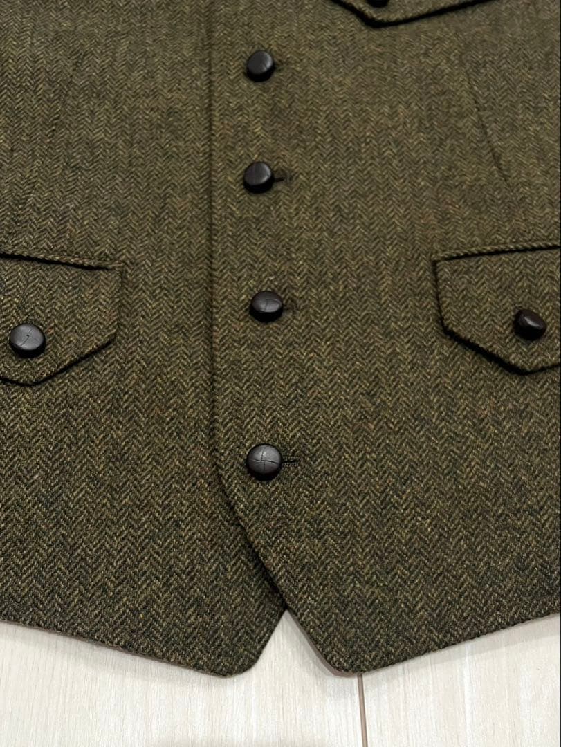 ★新品★THE SCOTCH HOUSE リバーシブル中綿ベスト メンズ L