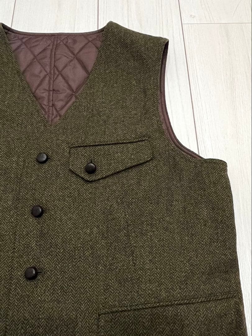 ★新品★THE SCOTCH HOUSE リバーシブル中綿ベスト メンズ L