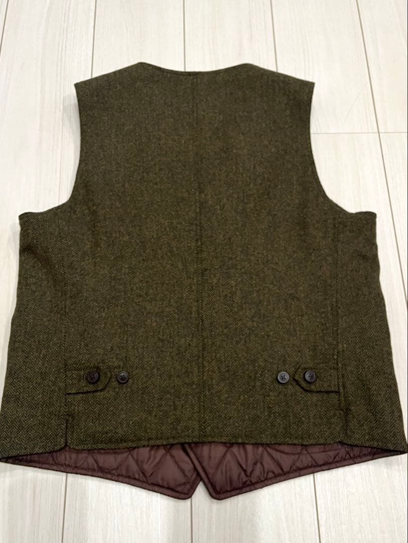 ★新品★THE SCOTCH HOUSE リバーシブル中綿ベスト メンズ L
