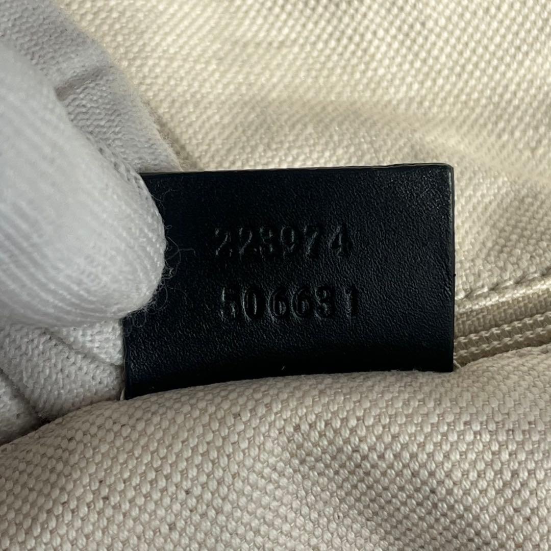 未使用保管品✨　GUCCI スーキー　ショルダーバッグ　GGキャンバス　黒