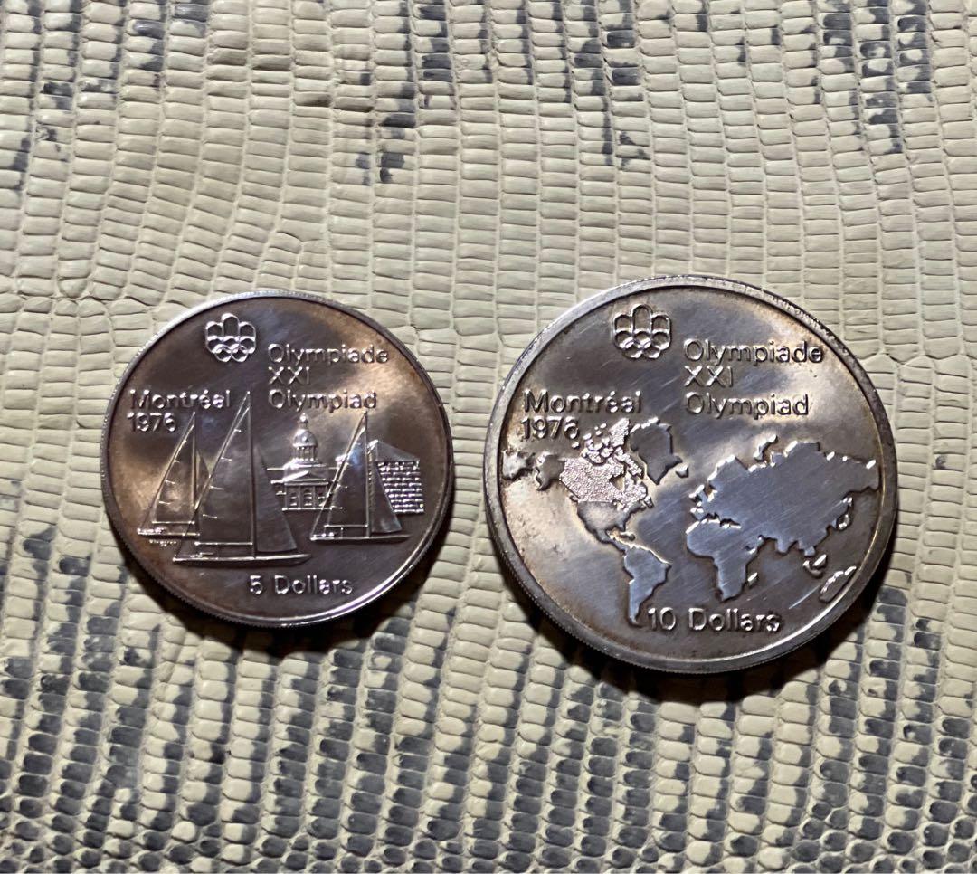 エリザベス II 記念硬貨 《 カナダ 1973 ・ モントリオール 》 銀貨