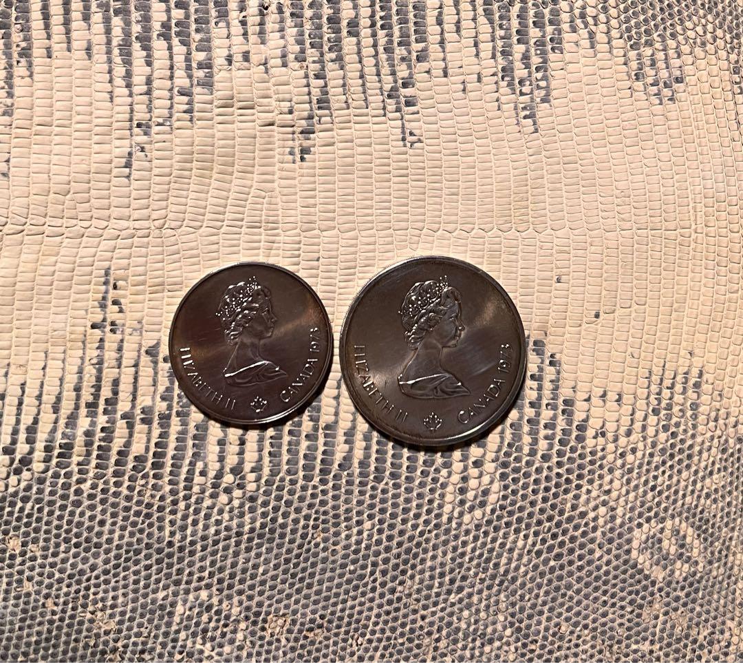 エリザベス II 記念硬貨 《 カナダ 1973 ・ モントリオール 》 銀貨