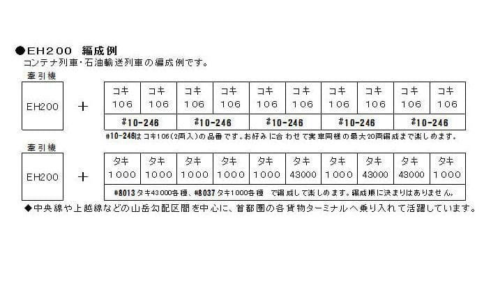 KATO 3045-2 EH200 量産形(JRFマークなし)