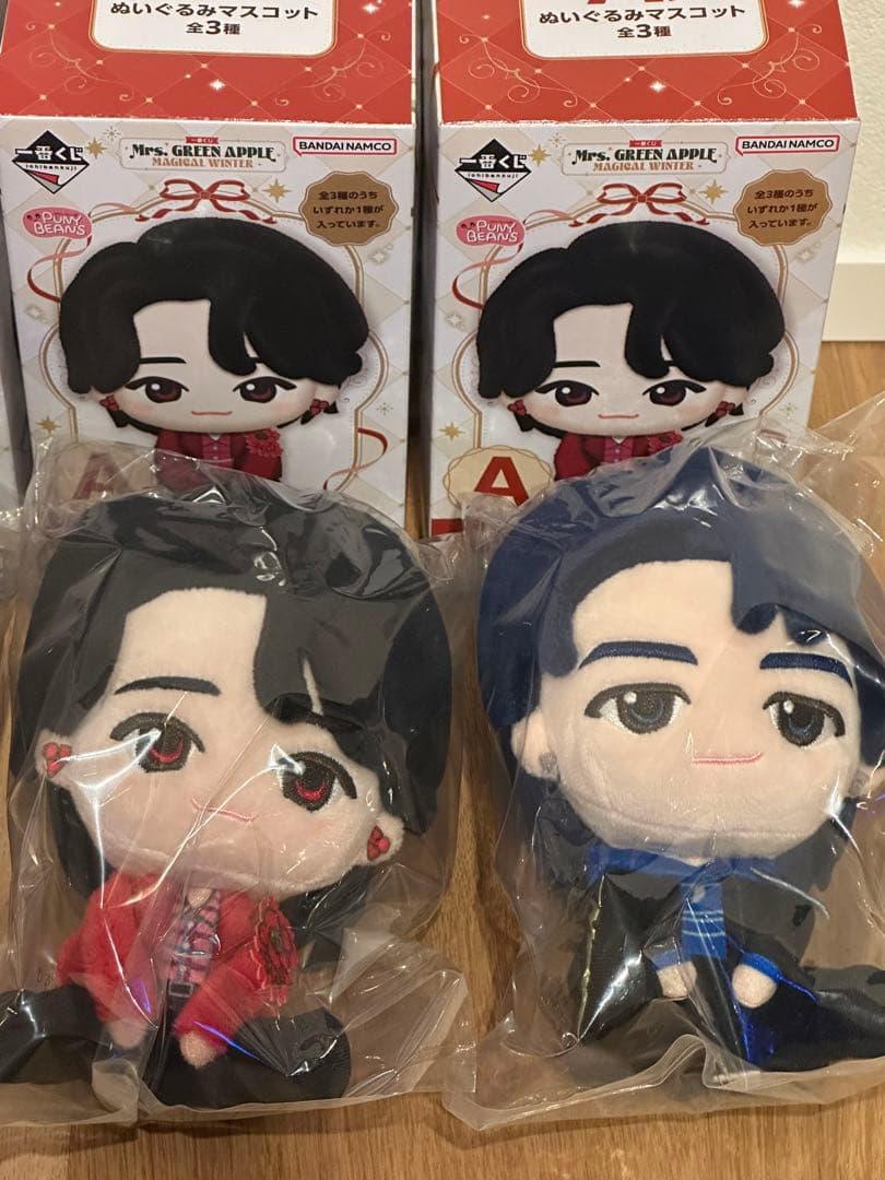 Mrs. GREEN APPLE 1番くじ A賞ぬいぐるみマスコット コンプ