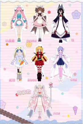 海外限定　[変身！！　電器街」ブラインドボックス　bjd　6個セット　かわいい