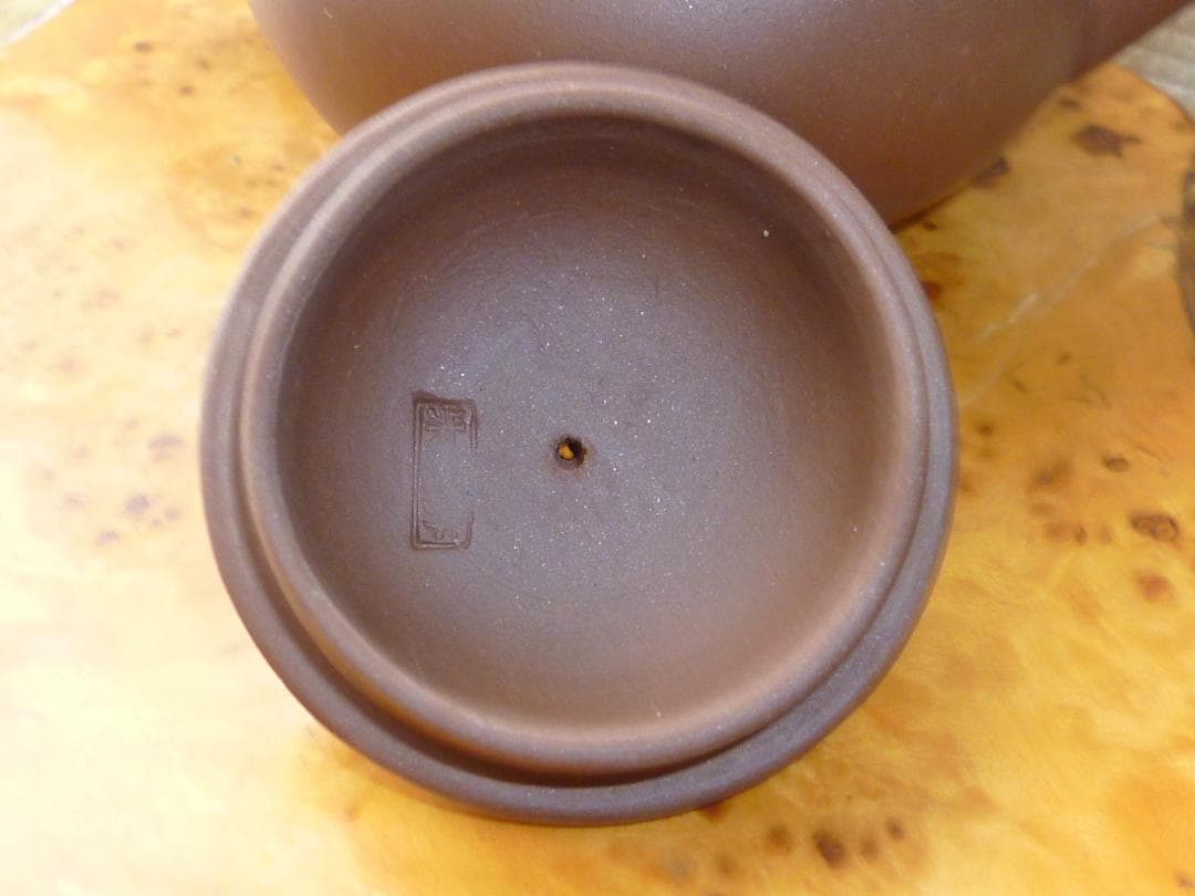 中国宣光 紫砂壷 朱泥 茶壺 急須 Teapot 中国茶 箱付 未使用新品