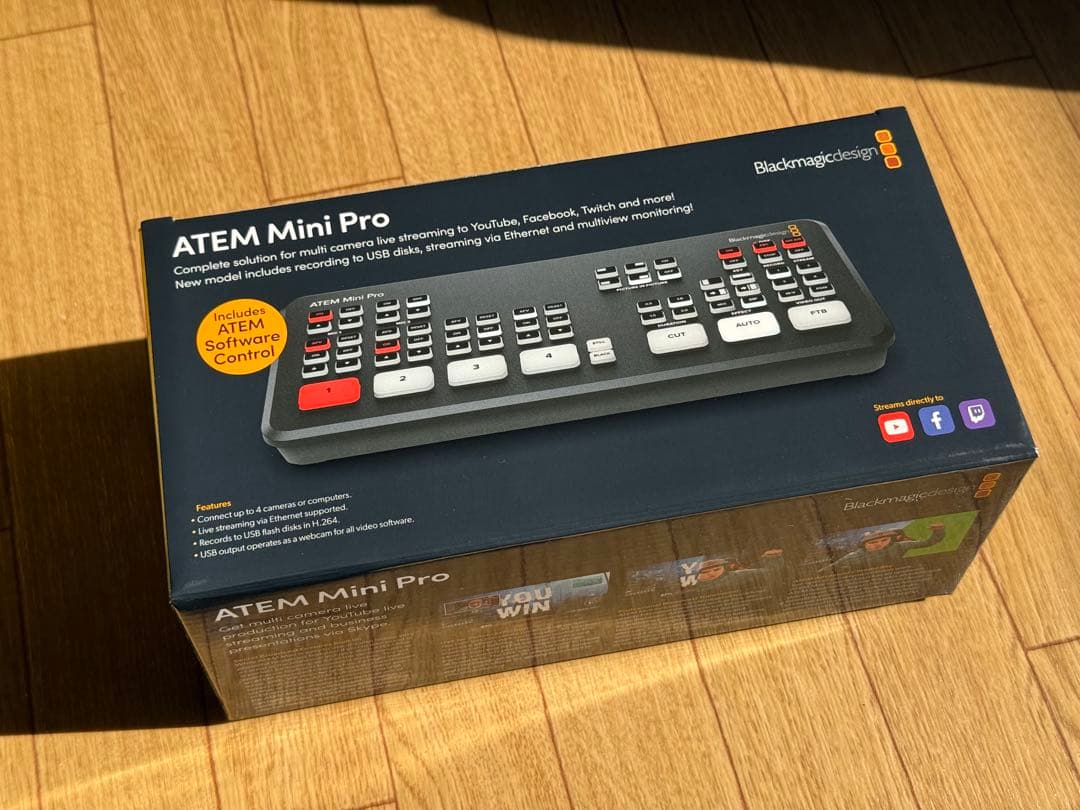 ATEM Mini Pro HDMIライブスイッチャー