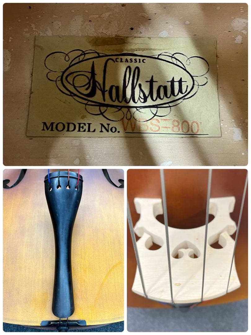 【11476】【引取限定】Hallstatt コントラバス WBS-800