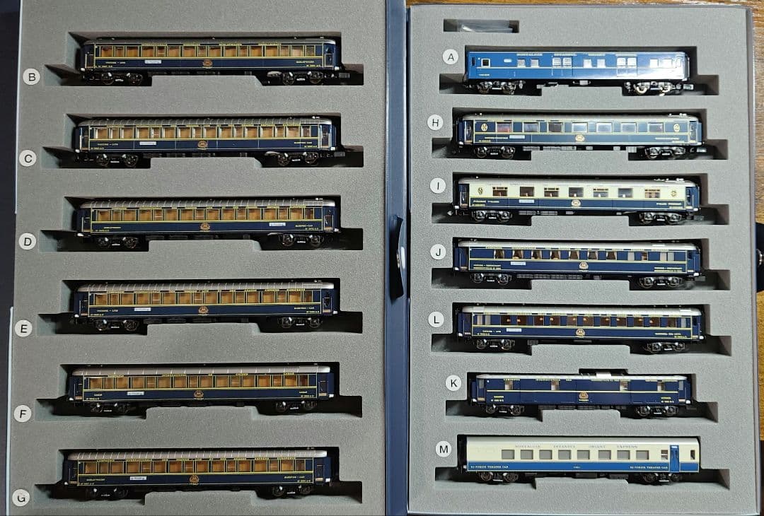 KATO オリエント88　フル編成室内灯あり