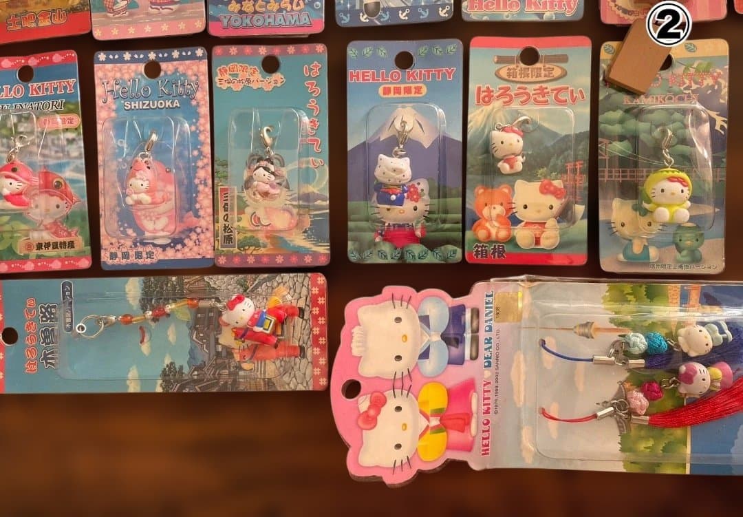 ハローキティ ご当地ストラップ まとめ売り