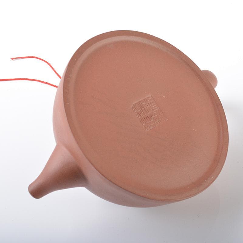 中国　紫砂　朱泥　急須　茶壷　在銘　C　R6125