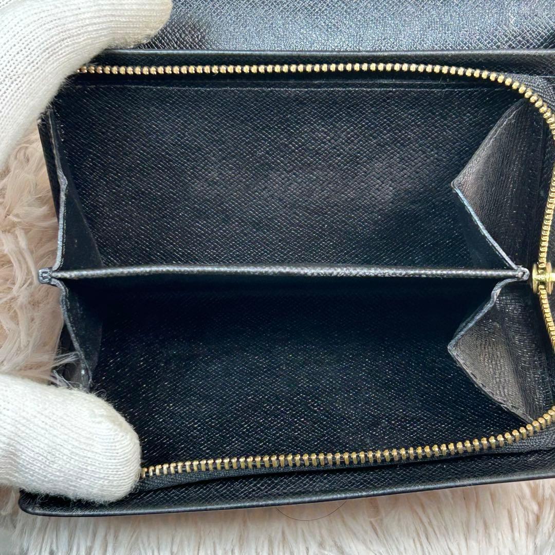 ルイヴィトン　エピ　ポルトモネビエ・トレゾール　ノワール　ブラック