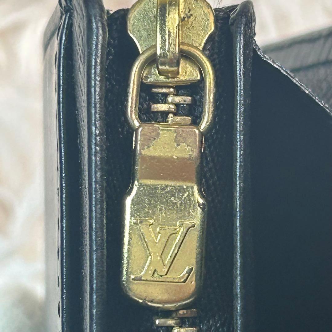 ルイヴィトン　エピ　ポルトモネビエ・トレゾール　ノワール　ブラック