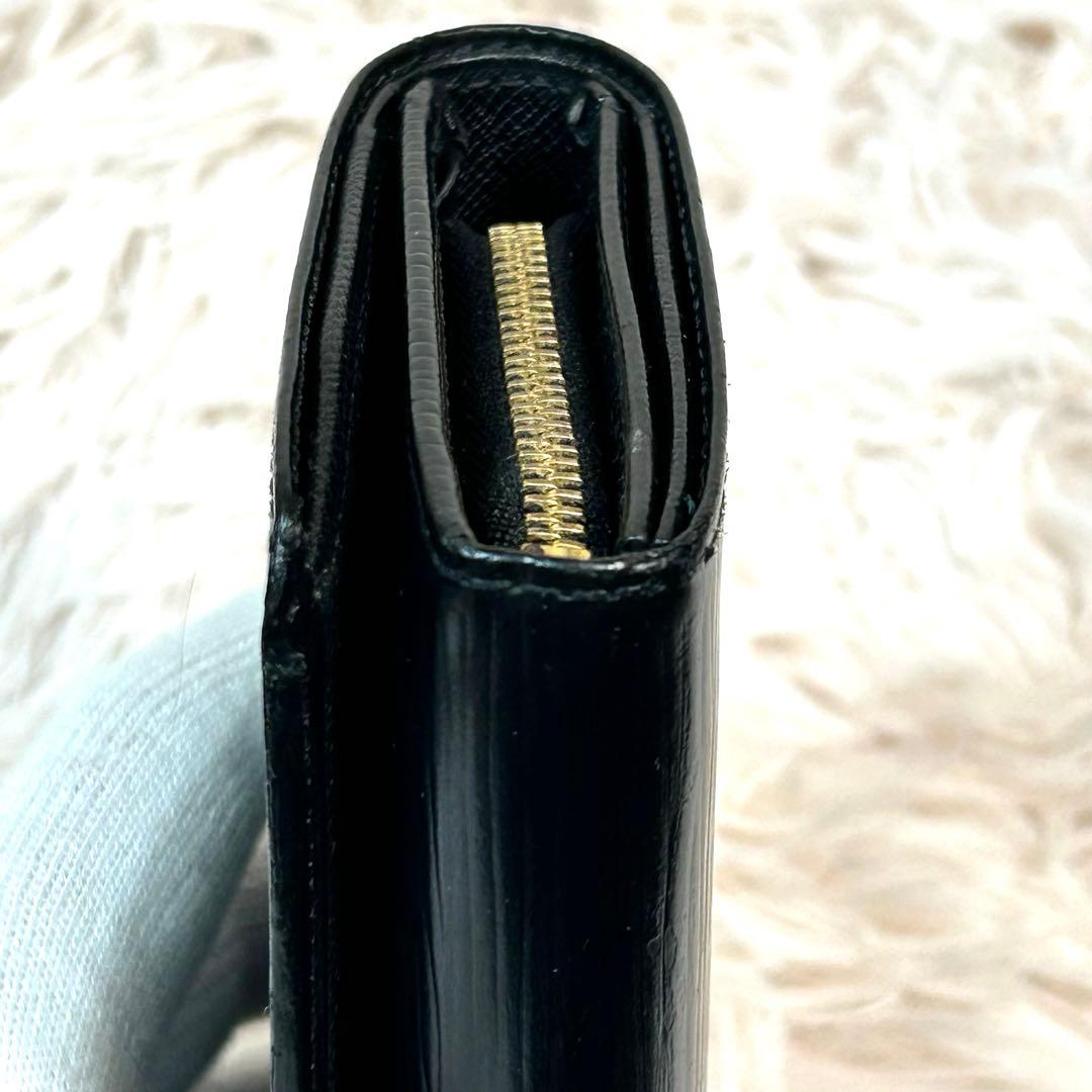 ルイヴィトン　エピ　ポルトモネビエ・トレゾール　ノワール　ブラック