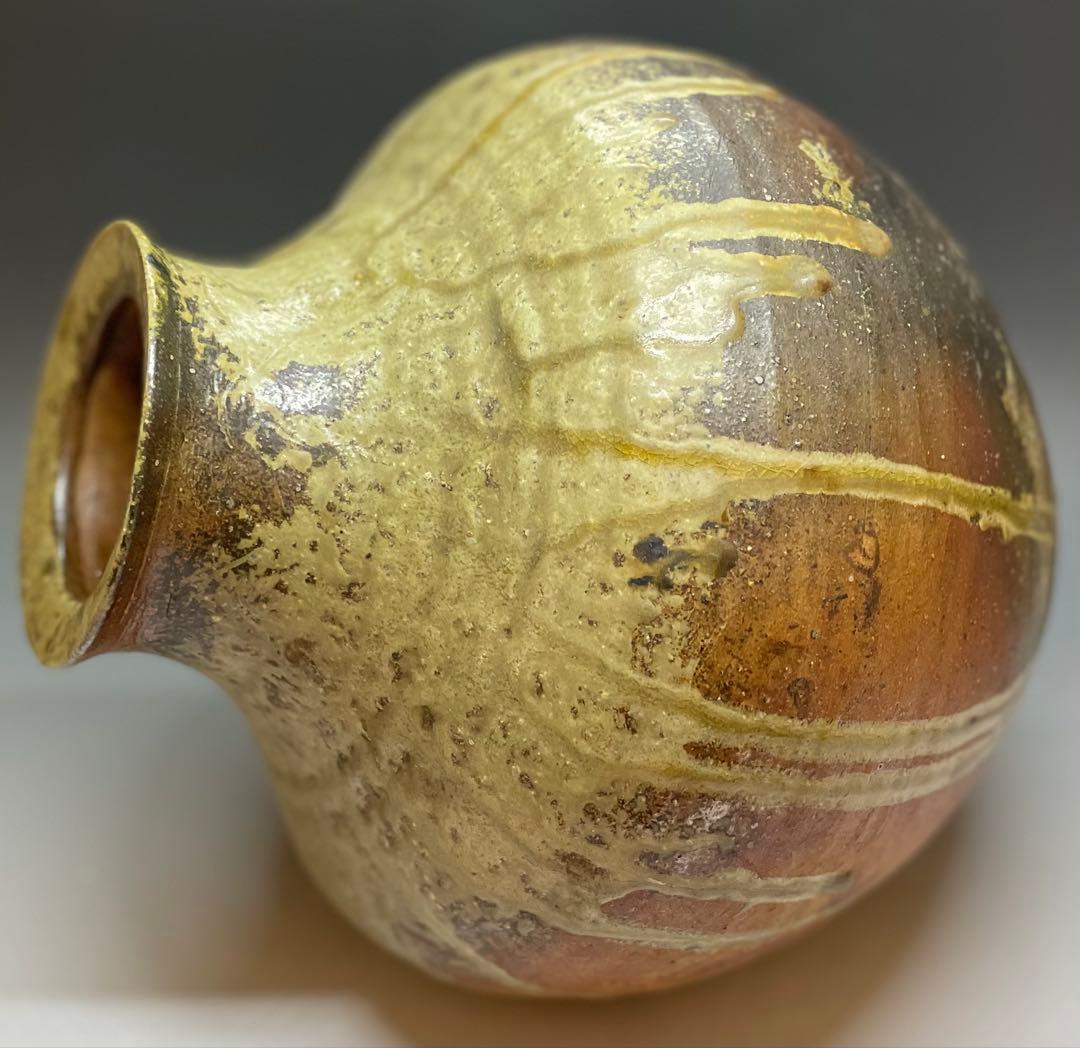 信楽焼　古信楽　壺　在銘　作家作品　b9597