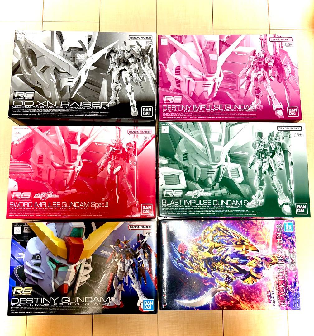 【未組み立て品】ガンプラRG5種 まとめ売り