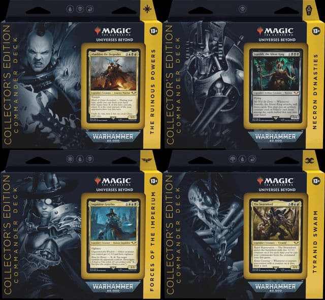 マジック：ザ・ギャザリング warhammer 40k collector commander decks