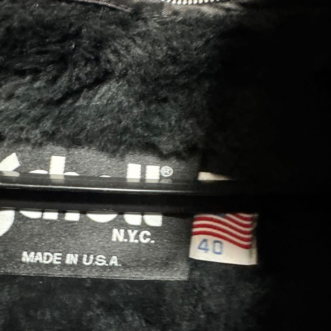 【よしたつ】schott 641 レザージャケット　シングルライダース40