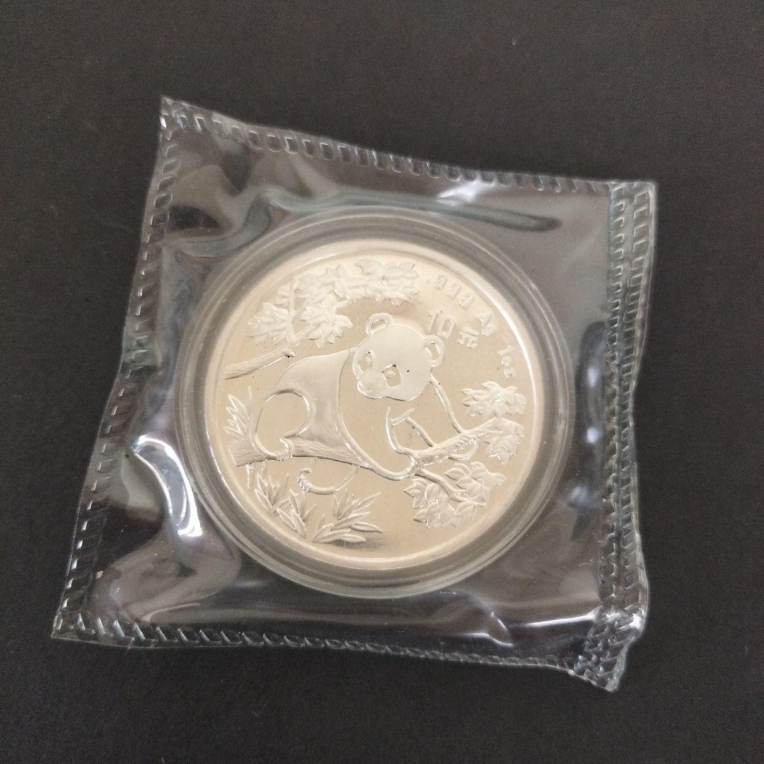 中国 パンダ 1oz 銀貨 1992年
