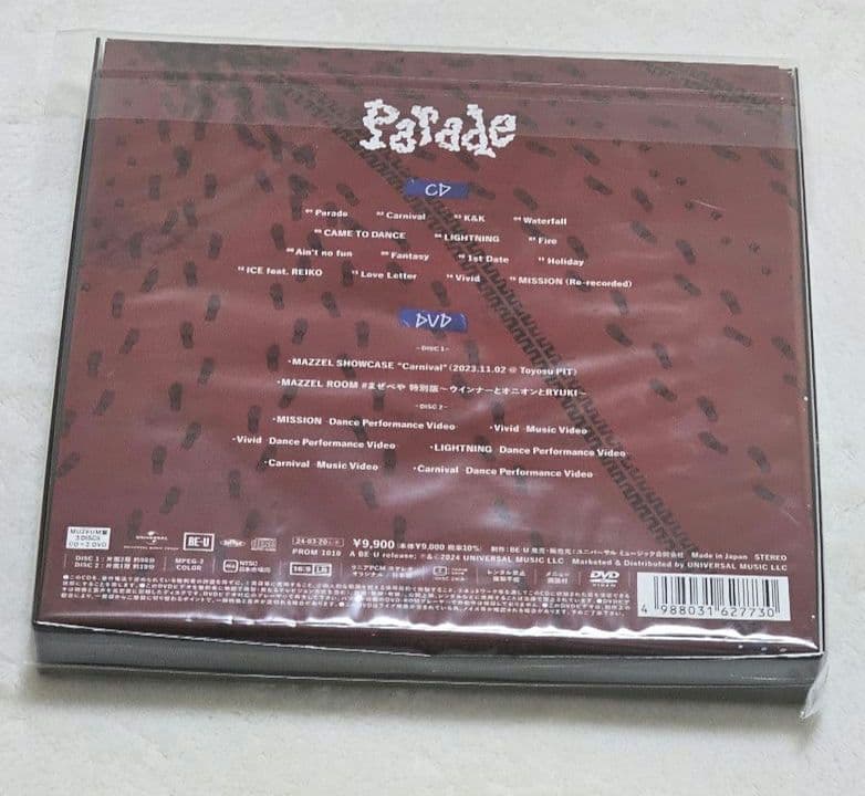 【特典付き】MAZZEL「Parade」MUZEUM盤(CD＋DVD)