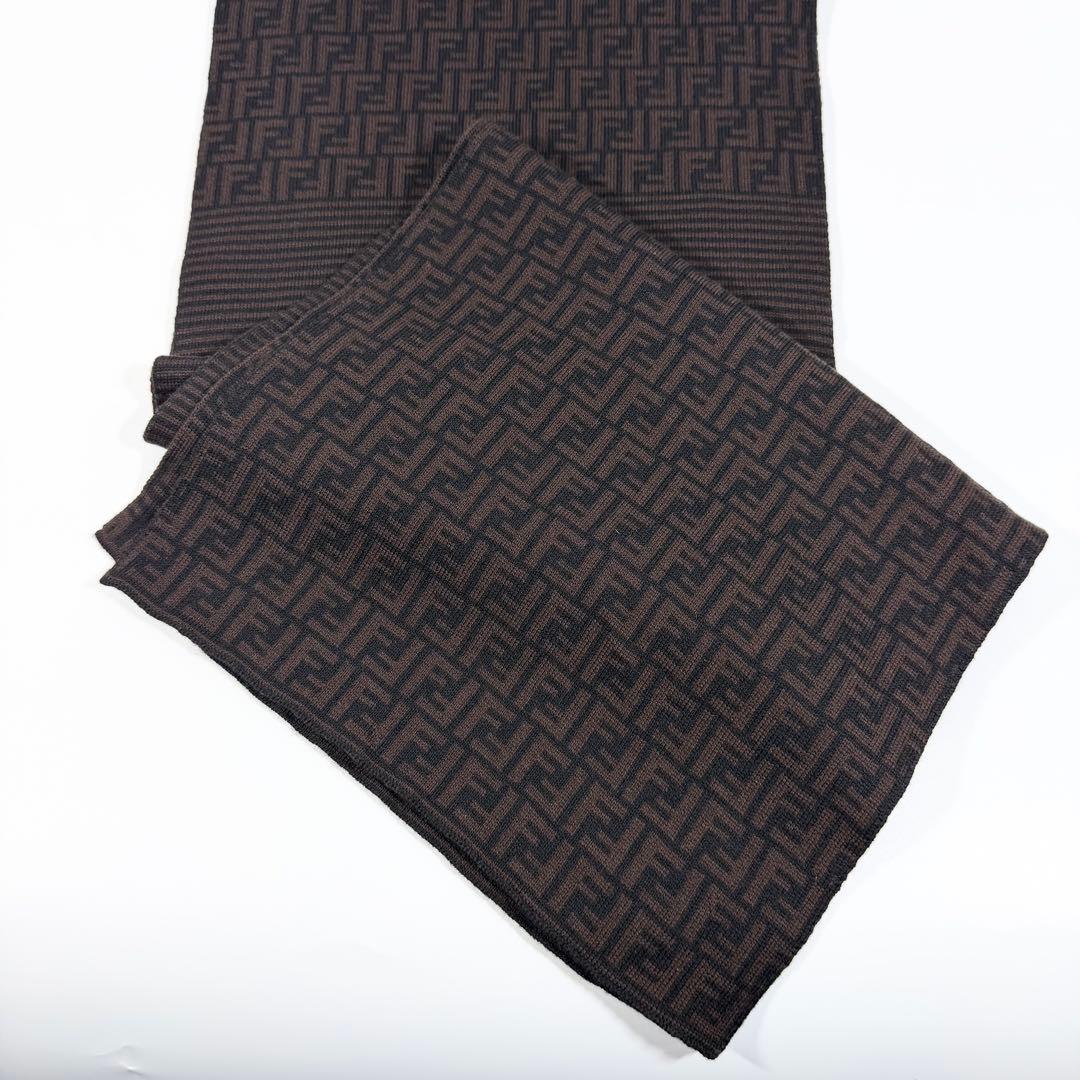 FENDI フェンディ マフラー ズッカ柄