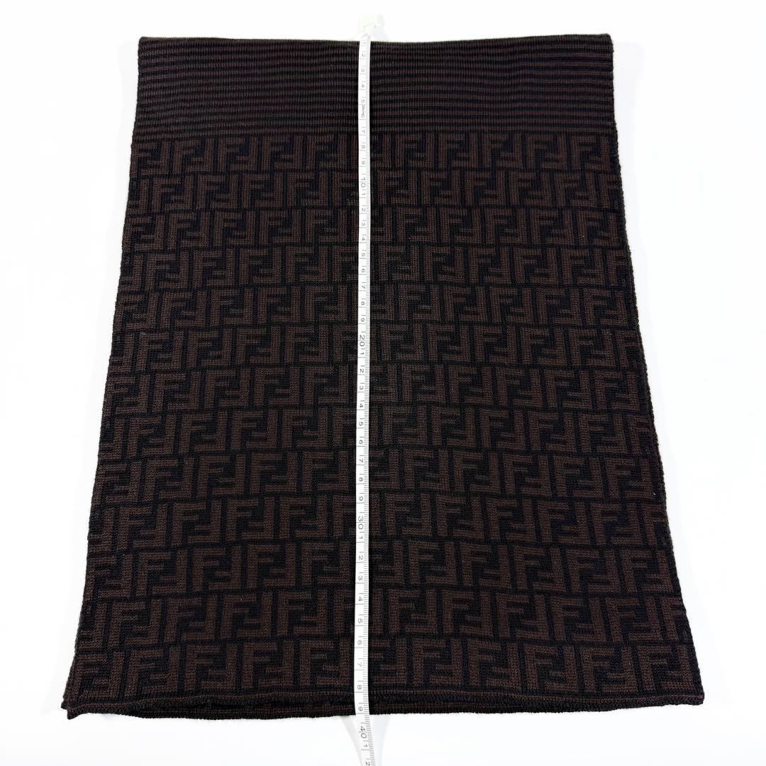 FENDI フェンディ マフラー ズッカ柄