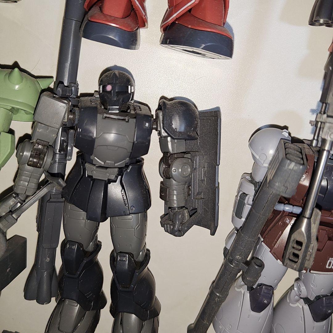 HG ガンダムTHE ORIGIN ザクⅠ ザクⅡ グフ 完成品　ジャンク扱い