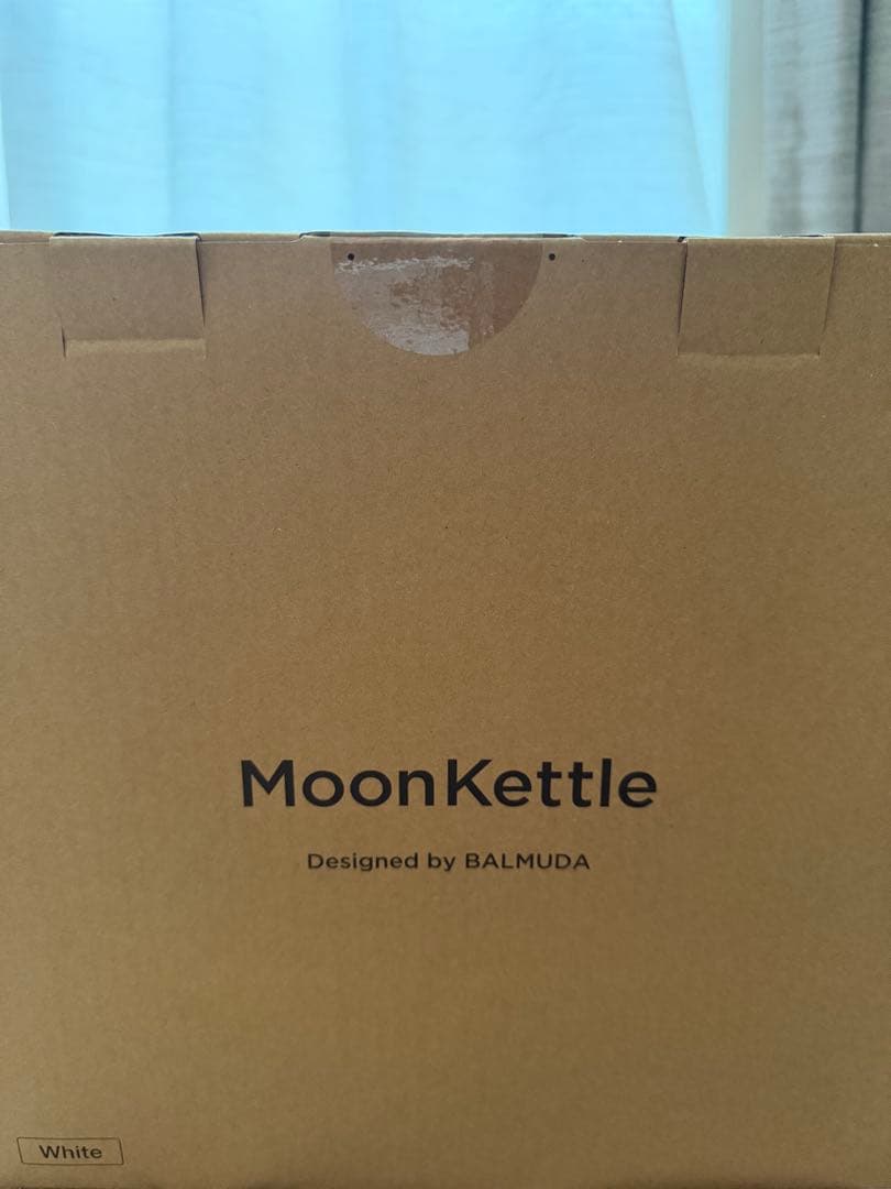 【未開封】BALMUDA MoonKettle(白)