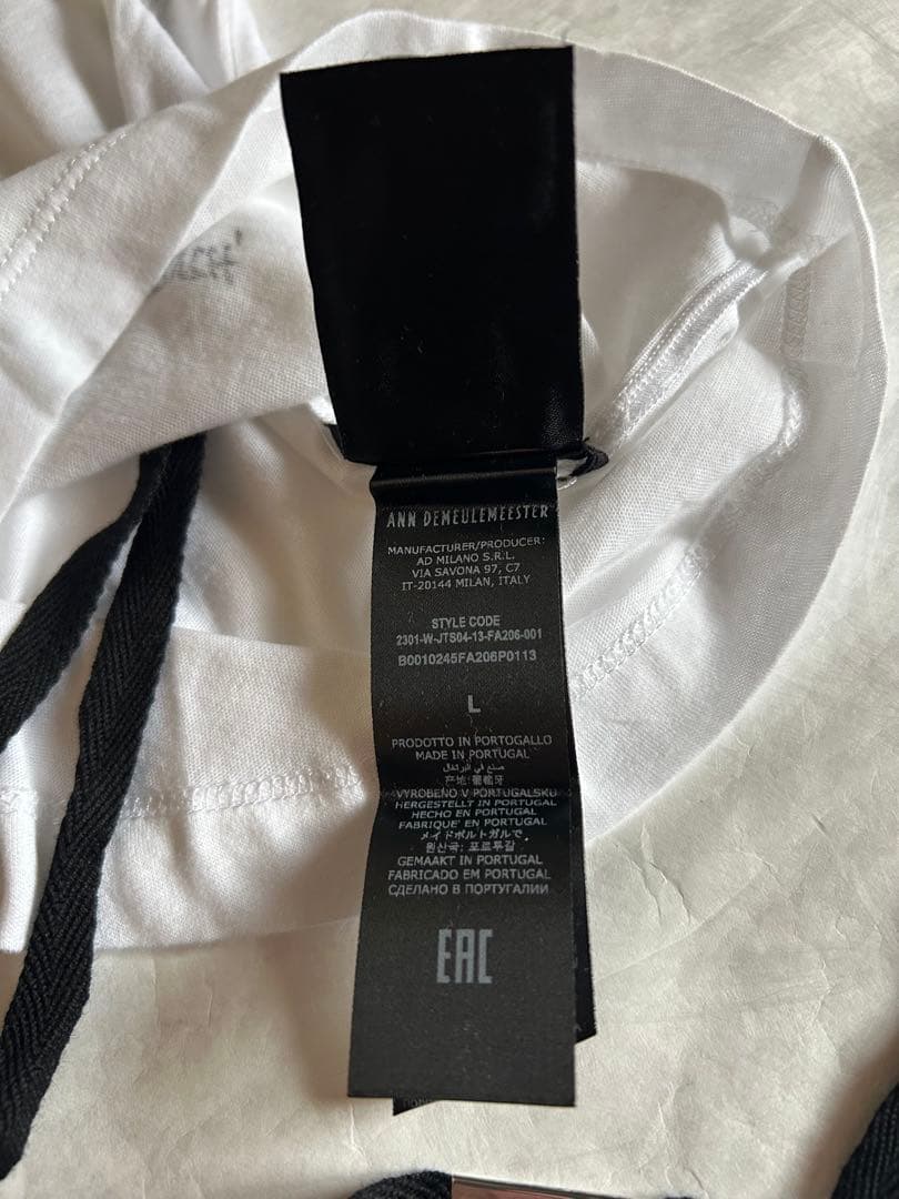 ば*こ様 【新品】ANN DEMEULEMEESTER アンドゥムルメステールT