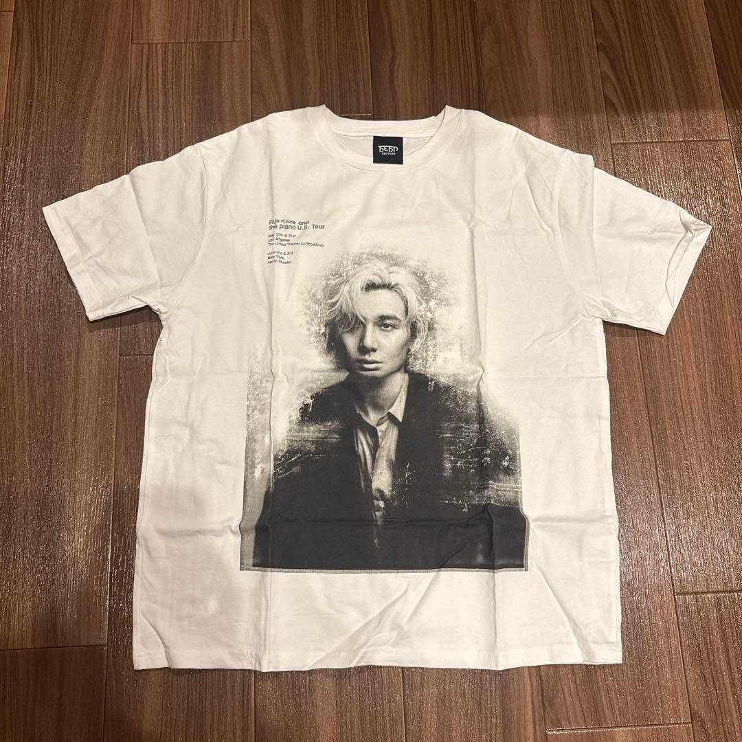 藤井風　USツアーTシャツ　L 白