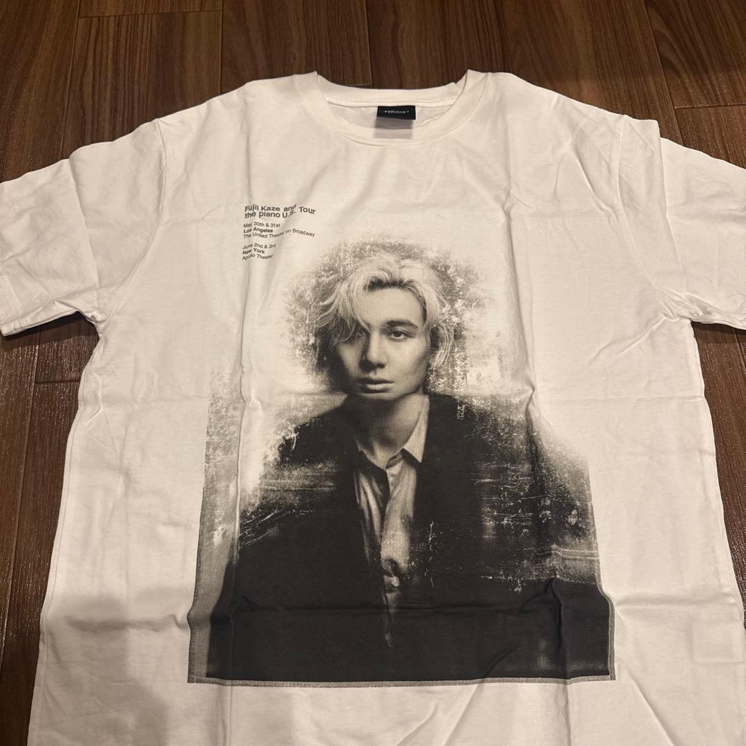藤井風　USツアーTシャツ　L 白