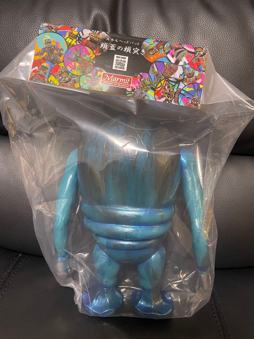 Marmit マーミット　スカルヘッドバット 恐怖のマグラン星人　ソフビ　蓄光
