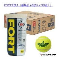 DUNLOP FORT テニスボール ２球×30缶　新品　※最後の1セット