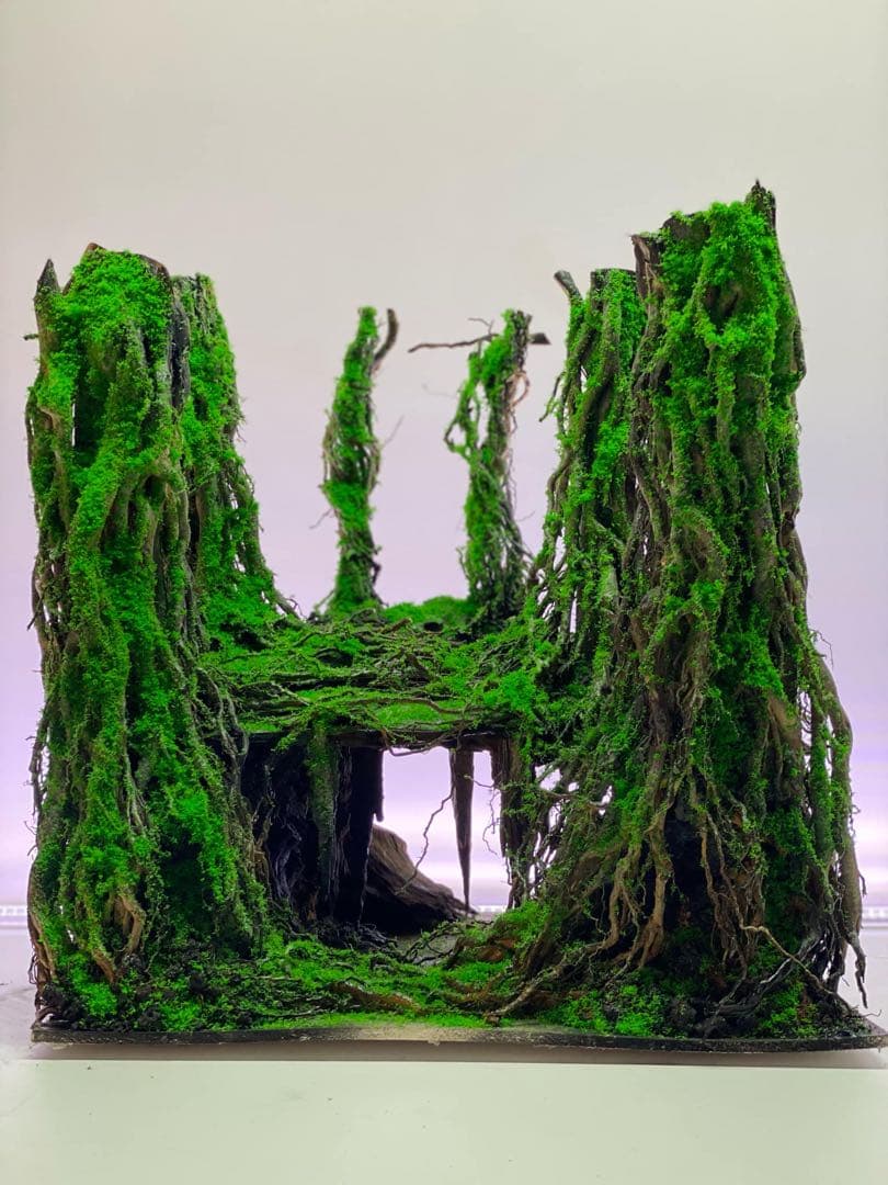 【在庫処分　半額OFF】手入れ不要インスタントレイアウト熱帯雨林のバニヤン流木